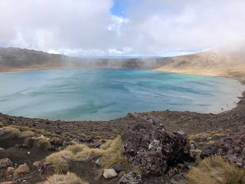 Tongariro Alpine Crossing Blue Lake